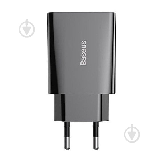 Мережевий зарядний пристрій BASEUS Speed Mini Quick Charger 1C 20W EU Black - фото 5