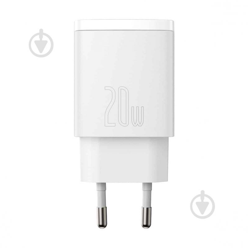 Мережевий зарядний пристрій Compact Quick Charger U+C 20W EU White - фото 1