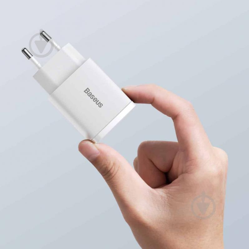 Мережевий зарядний пристрій Compact Quick Charger U+C 20W EU White - фото 5