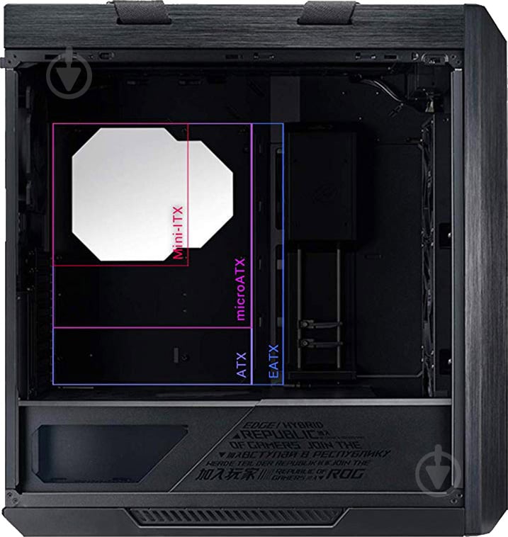 Корпус Asus GX601 ROG Strix Helios Black без БП - фото 7