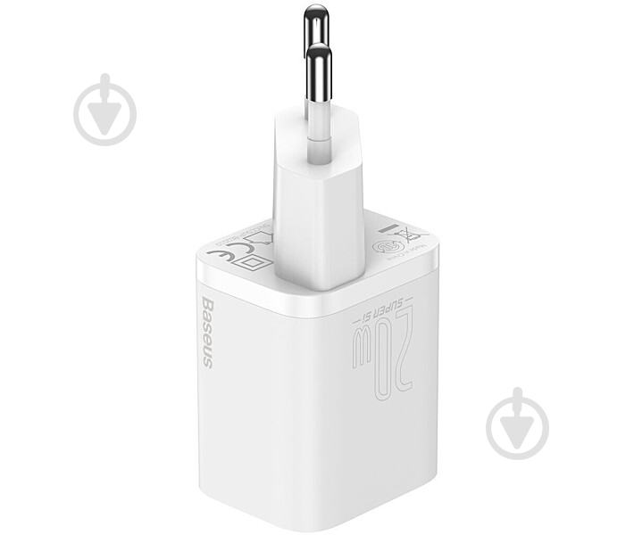 Мережевий зарядний пристрій Super Si Quick Charger 1C 20W EU White - фото 3