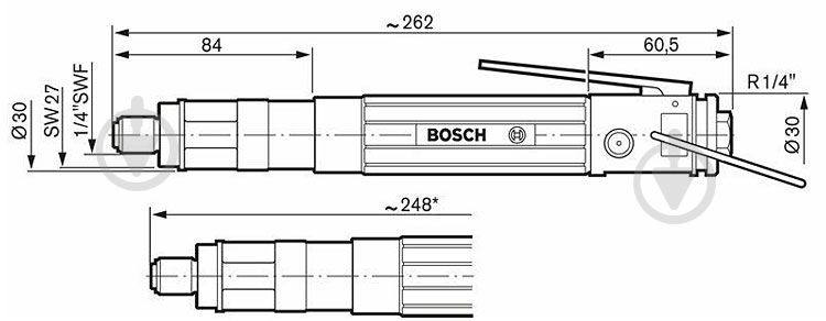Шуруповерт пневматический Bosch Professional 607453238 - фото 2 Шуруповерт пневматический Bosch Professional 607453238 - фото 2