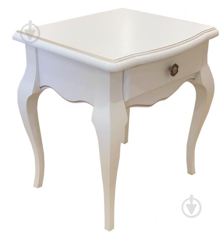 Тумба прикроватная Kartissa Антея 530x570x445 мм белый/белый (АН-ТКр-01) - фото 1 Тумба прикроватная Kartissa Антея 530x570x445 мм белый/белый (АН-ТКр-01) - фото 1