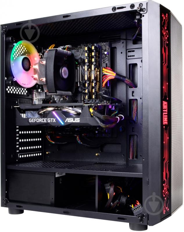 Компьютер персональный Artline Gaming X74 (X74v21) black - фото 3