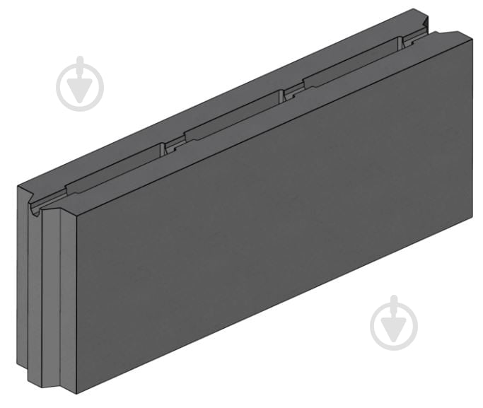 Блок бетонний KOLIZEY 500х80х188 мм - фото 2