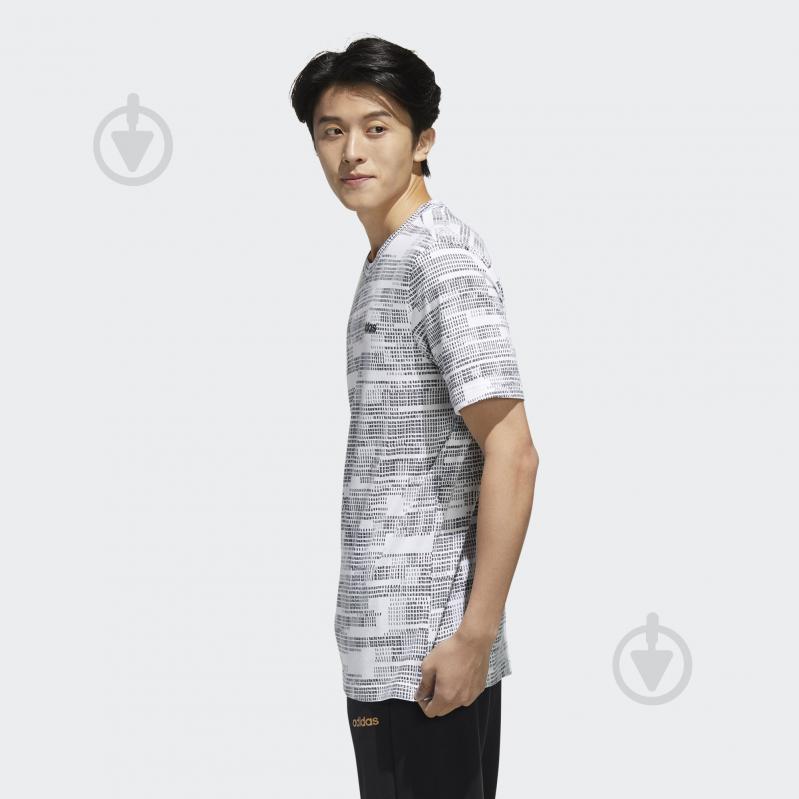Футболка Adidas M ESS AOP TEE FM3433 р.S белый - фото 4 Футболка Adidas M ESS AOP TEE FM3433 р.S белый - фото 4