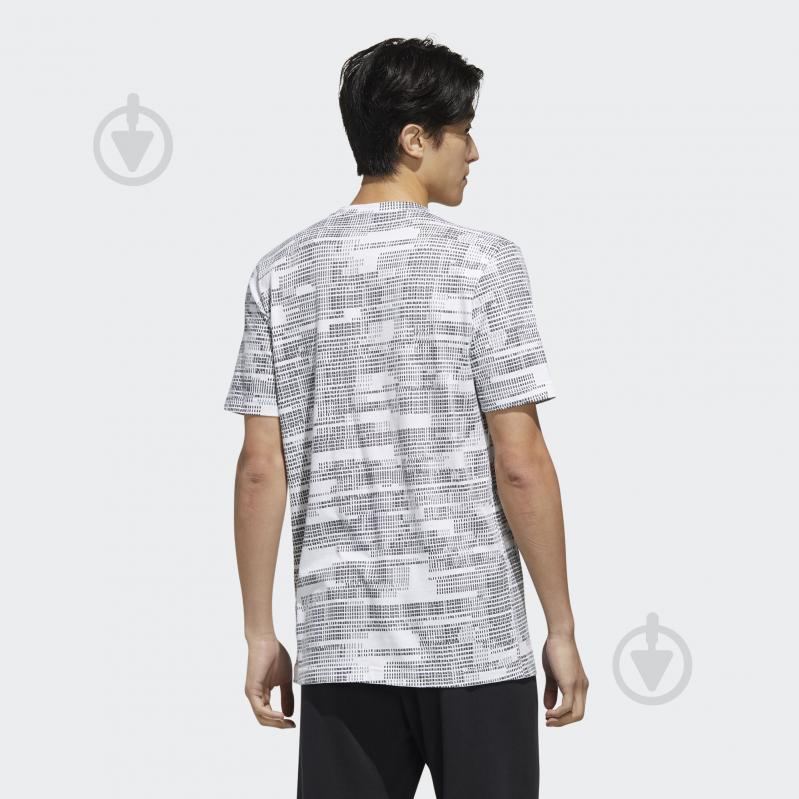 Футболка Adidas M ESS AOP TEE FM3433 р.S белый - фото 5 Футболка Adidas M ESS AOP TEE FM3433 р.S белый - фото 5