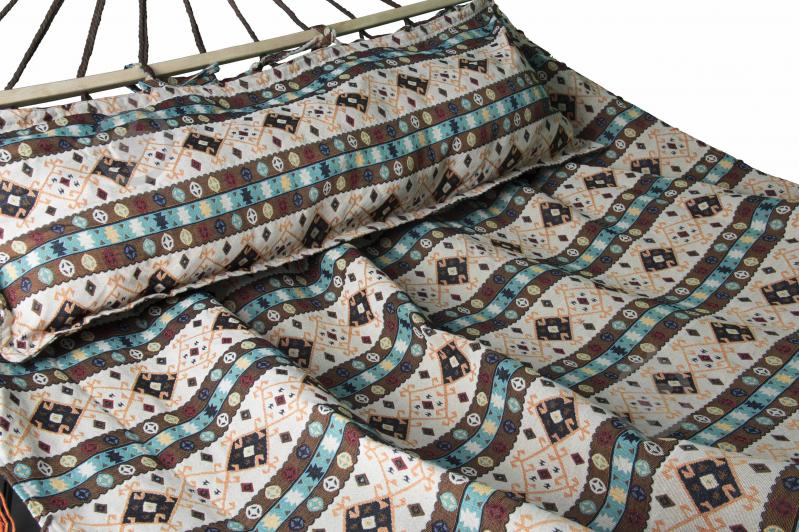 Гамак UP! (Underprice) Бохо с бахромой и подушкой 146x200 см коричневый - фото 2 Гамак UP! (Underprice) Бохо с бахромой и подушкой 146x200 см коричневый - фото 2