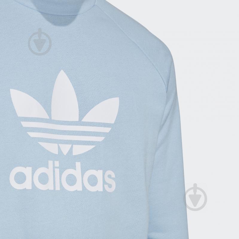 Свитшот Adidas TREFOIL CREW FM3782 р. S голубой - фото 8