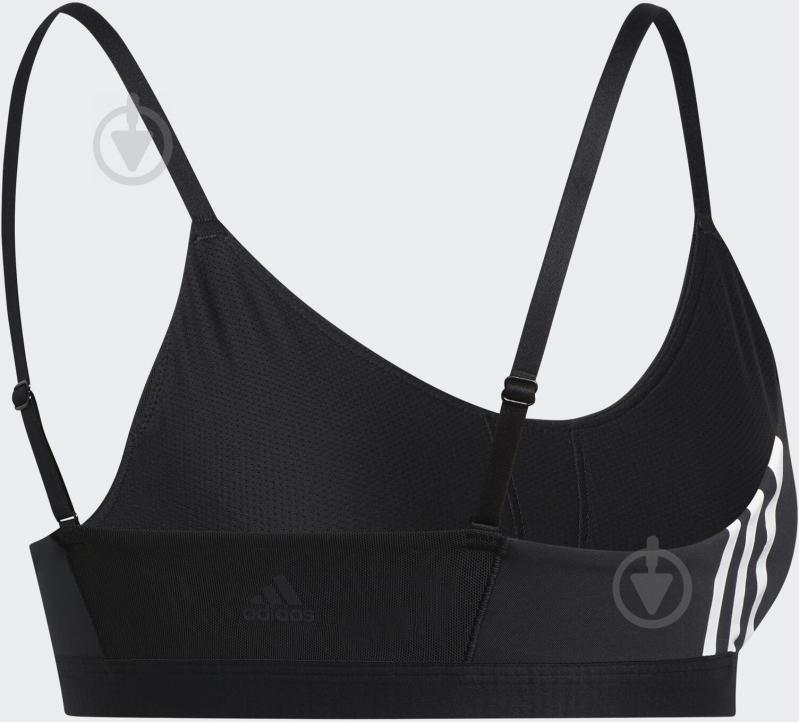 Бра Adidas AM 3S BRA FJ7281 р.XS чорний - фото 2