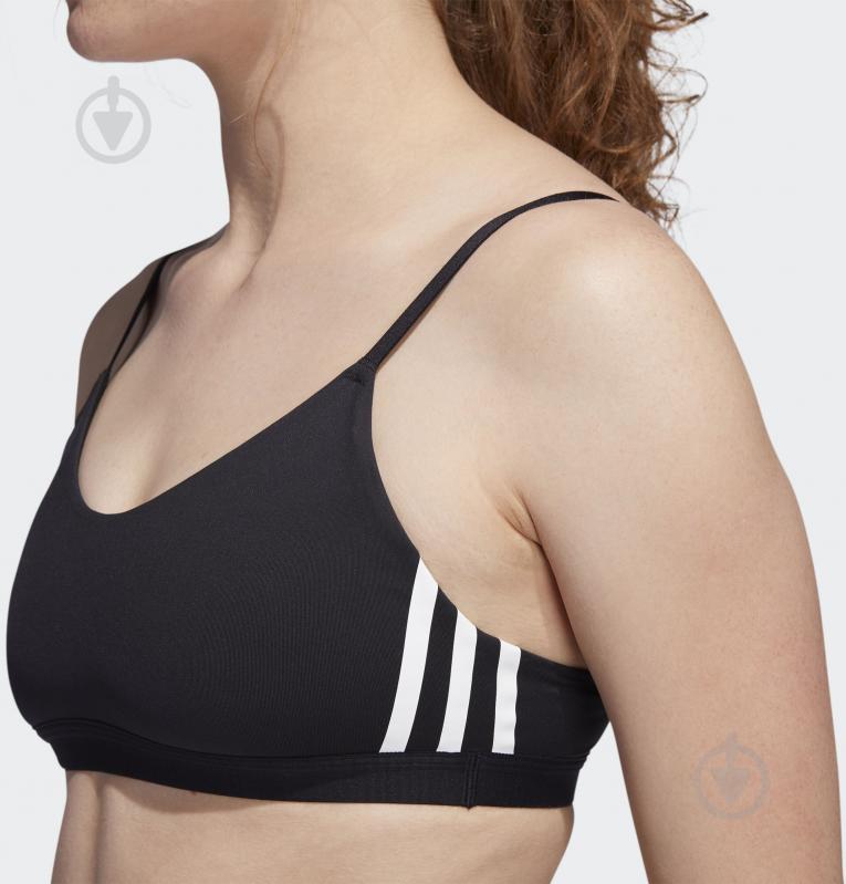 Бра Adidas AM 3S BRA FJ7281 р.XS чорний - фото 8