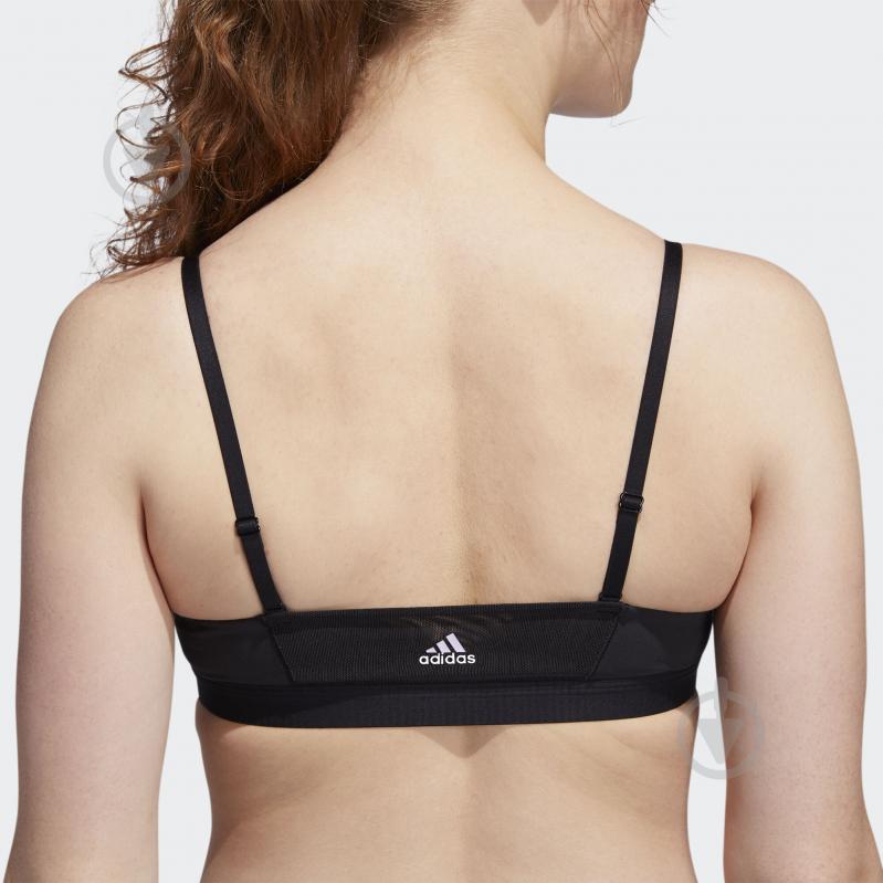 Бра Adidas AM 3S BRA FJ7281 р.XS чорний - фото 9