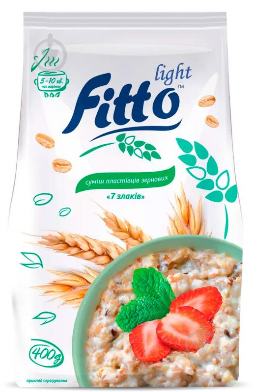 Суміш пластівців Fitto Light зернових «7 злаків» 400 г 400 г - фото 1