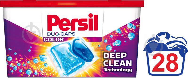 Капсули для машинного прання Persil Duo-caps color 28 шт. - фото 1