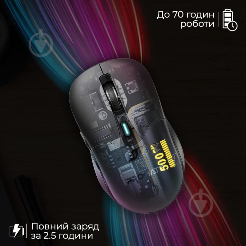 Мышь Promate Samo Wireless black (samo.black) - фото 6