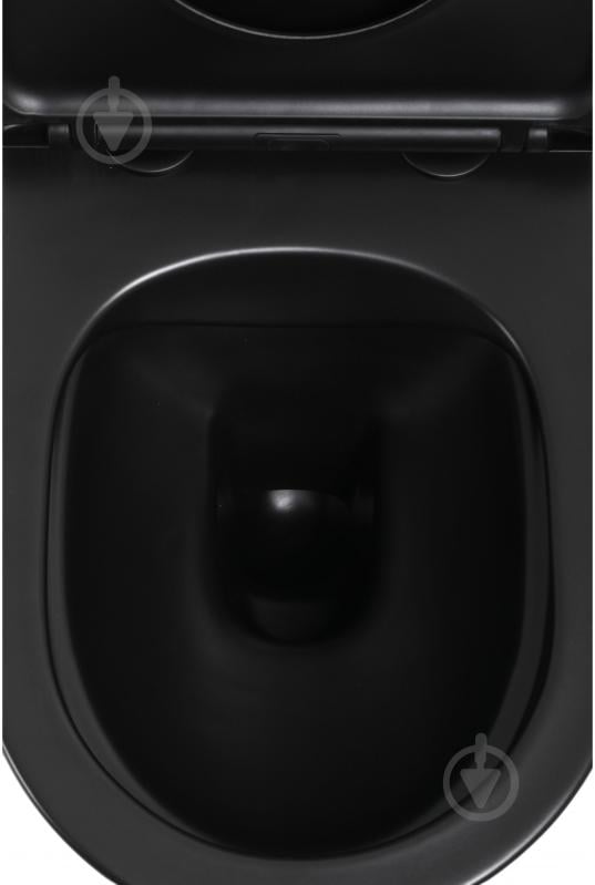 Унитаз подвесной EGO Pure Black - фото 5