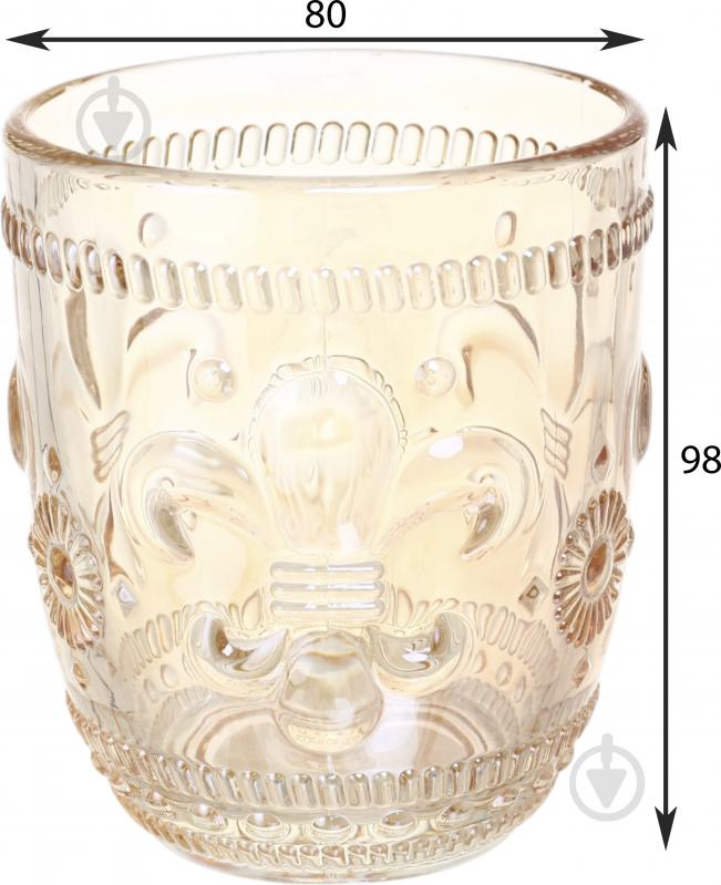 Склянка низька Maxmark Model Amber 320 мл 1 шт. - фото 3