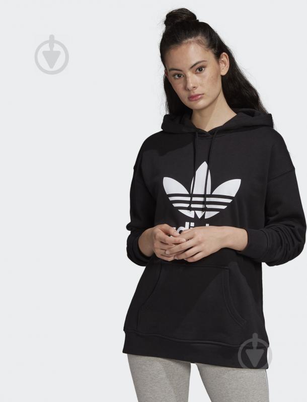 Джемпер Adidas TRF HOODIE FM3307 р. 38 чорний - фото 3