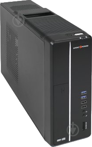 Корпус LogicPower S602BS 400W SLIM Black - фото 4