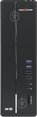 Корпус LogicPower S602BS 400W SLIM Black - фото 5