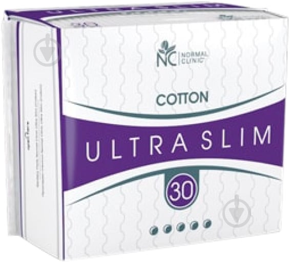 Прокладки гігієнічні Normal Clinic Cotton ultra slim 30 шт. - фото 1