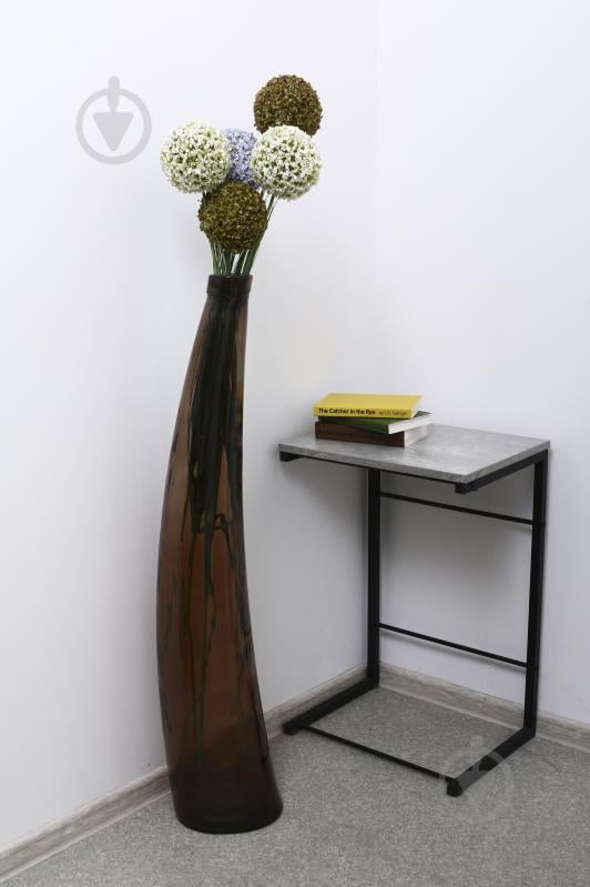 Ваза скляна San Miguel Curve 120 см бежева 5944DB400 - фото 6 Ваза скляна San Miguel Curve 120 см бежева 5944DB400 - фото 6