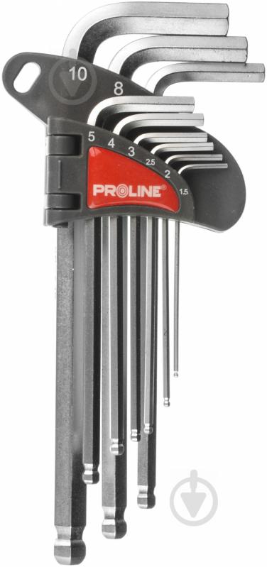 Набір ключів шестигранних Proline 48329 - фото 1