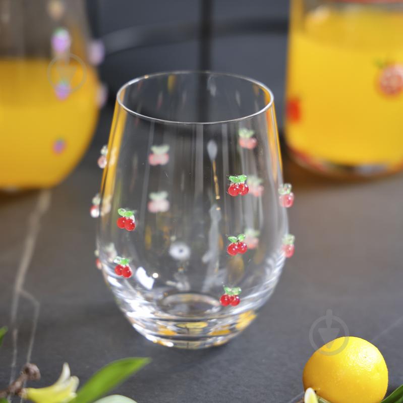 Стакан для воды Maxmark Cherry стекло 520 мл 1 шт. - фото 6 Стакан для воды Maxmark Cherry стекло 520 мл 1 шт. - фото 6