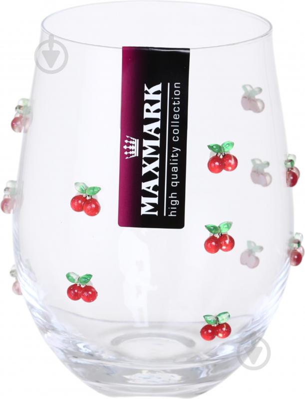 Стакан для воды Maxmark Cherry стекло 520 мл 1 шт. - фото 2 Стакан для воды Maxmark Cherry стекло 520 мл 1 шт. - фото 2
