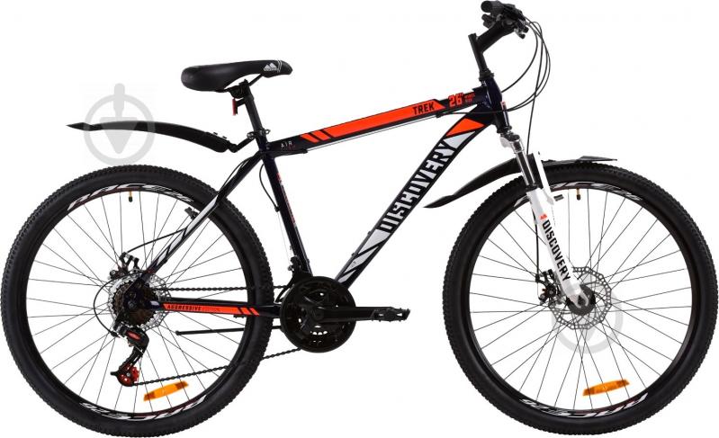 Велосипед Discovery 26" 13"(33 см) TREK AM DD 2020 OPS-DIS-26-267 синий - фото 1