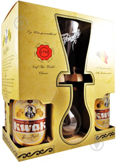 Пиво Kwak 8,4% + 2 келиха 0,33 л 0,75 л - фото 1