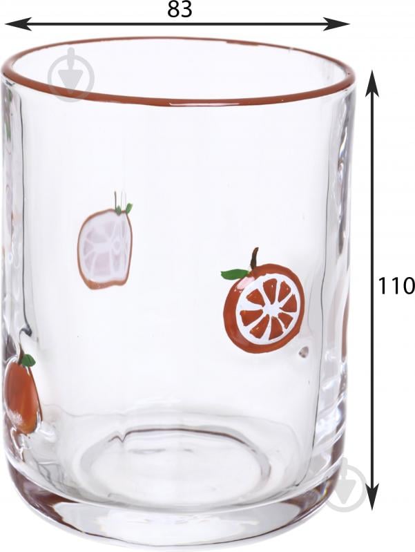 Стакан для воды Maxmark Orаnge 400 мл 1 шт. - фото 3 Стакан для воды Maxmark Orаnge 400 мл 1 шт. - фото 3