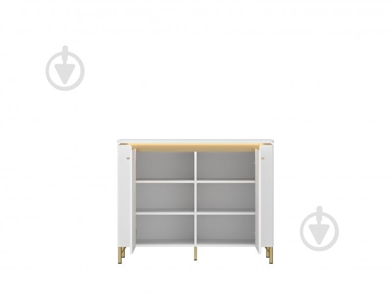 Комод Meble Wojcik Lazio 2D 1104x873x400 мм золотий/альпійський білий - фото 2 Комод Meble Wojcik Lazio 2D 1104x873x400 мм золотий/альпійський білий - фото 2