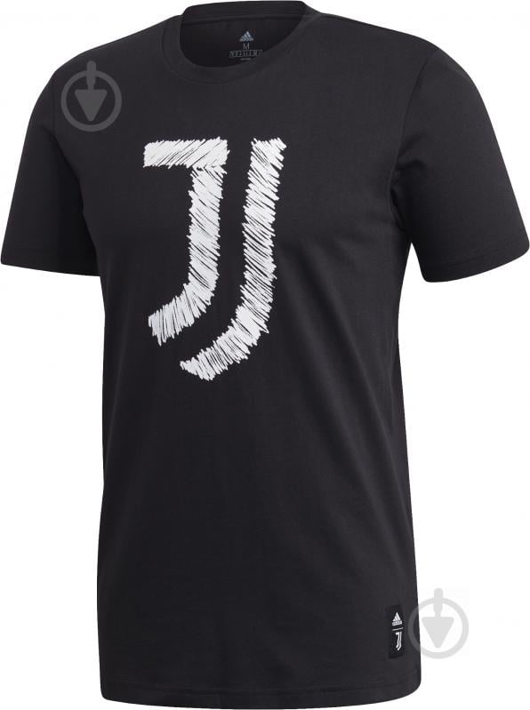 Футболка Adidas JUVE DNA GR TEE FR4223 р.S черный - фото 1