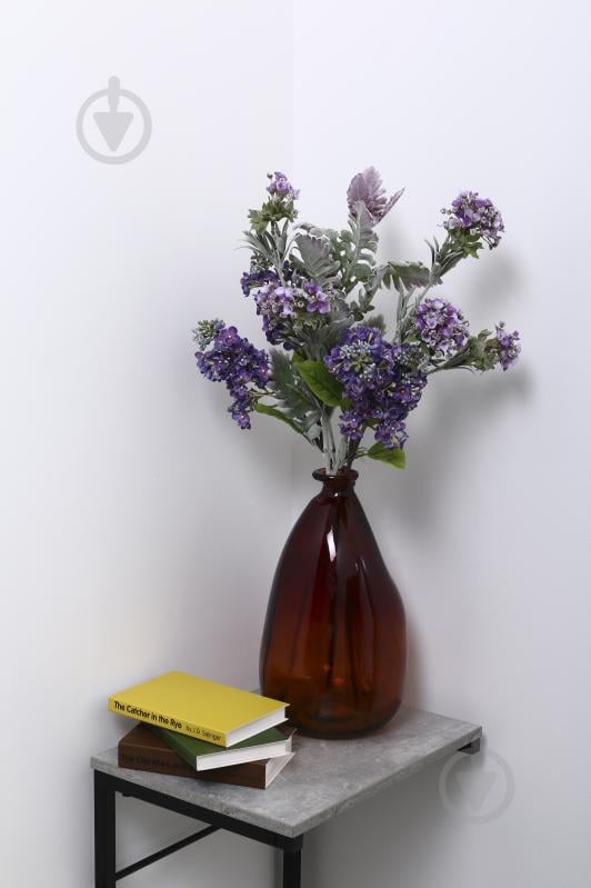 Ваза скляна San Miguel Simplicity 36 см коричнева 4634C464 - фото 5