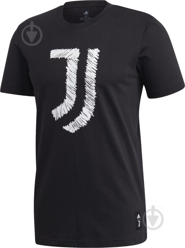 Футболка Adidas JUVE DNA GR TEE FR4223 р.L черный - фото 1