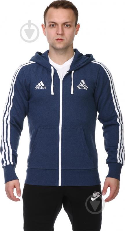 Толстовка Adidas TANC FZ HOODY BK3771 р. S синий - фото 1