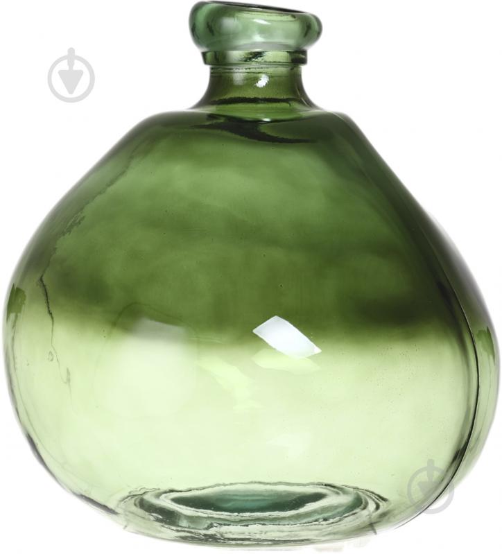 Ваза скляна San Miguel Simplicity 32 см зелена 4657C463 - фото 3