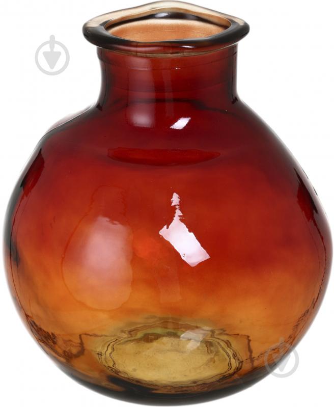 Ваза скляна San Miguel Simplicity 31 см коричнева 4633C464 - фото 1