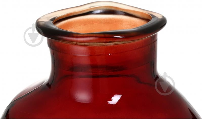 Ваза скляна San Miguel Simplicity 31 см коричнева 4633C464 - фото 4