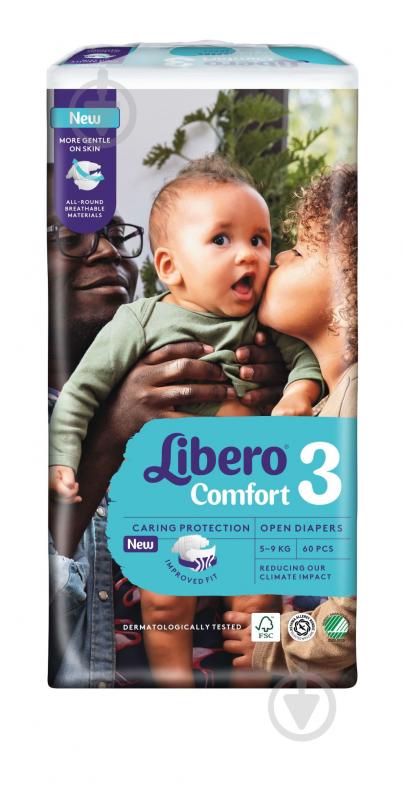 Подгузники Libero Comfort 3 5-9 кг 60 шт. - фото 2