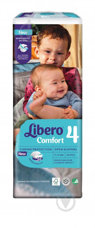 Підгузки Libero Comfort 4 7-11 кг 52 шт. - фото 2