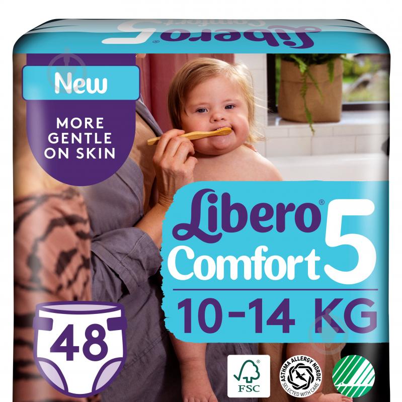 Подгузники Libero Comfort 5 10-14 кг 48 шт. - фото 1