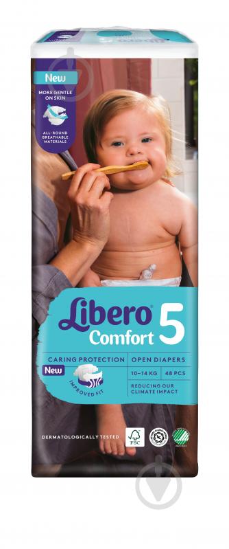 Підгузки Libero Comfort 5 10-14 кг 48 шт. - фото 2