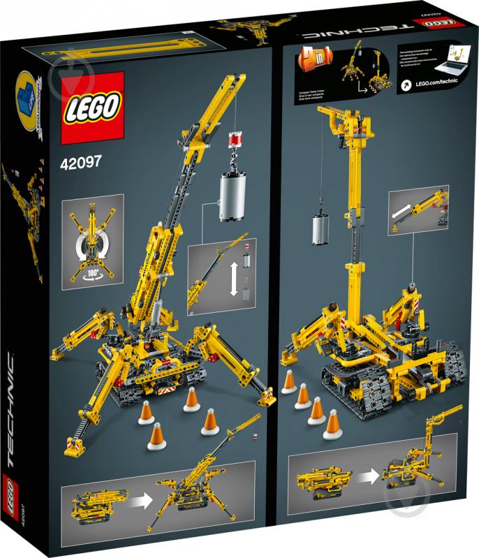 Конструктор LEGO Technic Compact Crawler Crane 42097 - фото 4