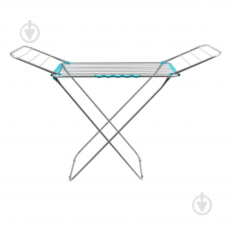 Сушарка для білизни Eurohome Elegancie з анодованого алюмінію 16 м, бірюзова - фото 4 Сушарка для білизни Eurohome Elegancie з анодованого алюмінію 16 м, бірюзова - фото 4