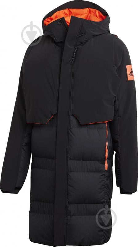 Куртка-парка мужская зимняя Adidas MYSHELTER C.R. FR9527 р.2XL черная - фото 1