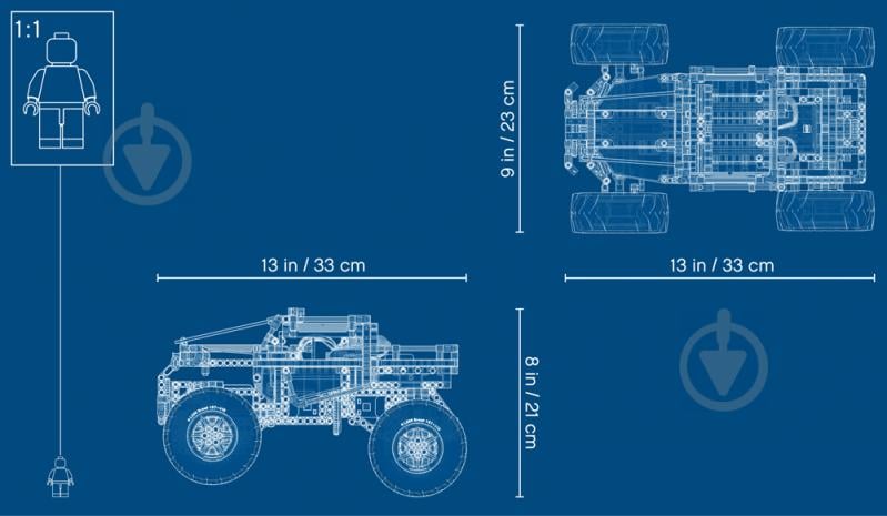 Конструктор LEGO Technic Экстремальный внедорожник 4X4 42099 - фото 15