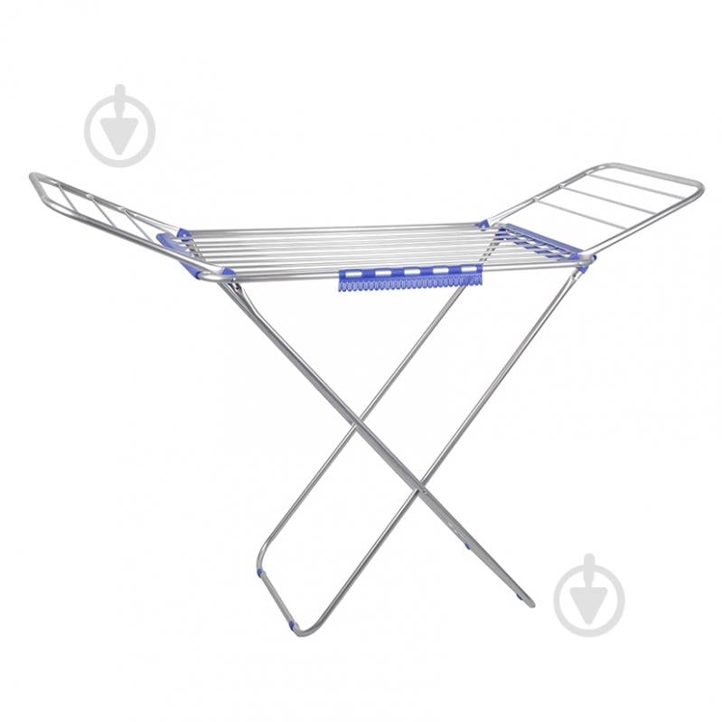 Сушилка для белья Eurohome Elegancie 16 м анодированный алюминий, синяя - фото 3 Сушилка для белья Eurohome Elegancie 16 м анодированный алюминий, синяя - фото 3