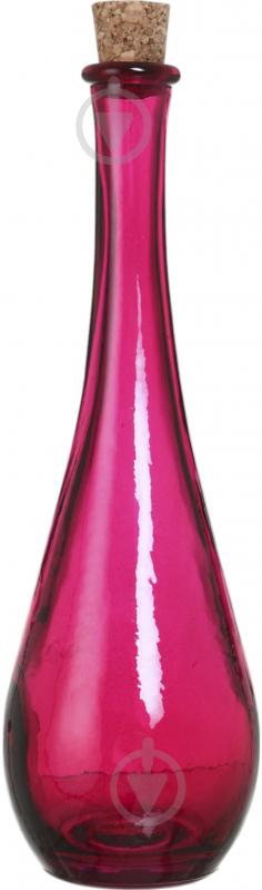 Ваза скляна San Miguel Teardrop 18 см рожева 5302DB219 - фото 4